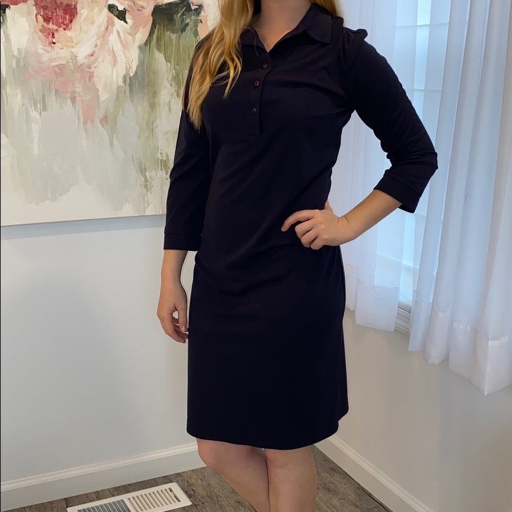 My Michelle Navy Blue Dress Size Medium (Junior)